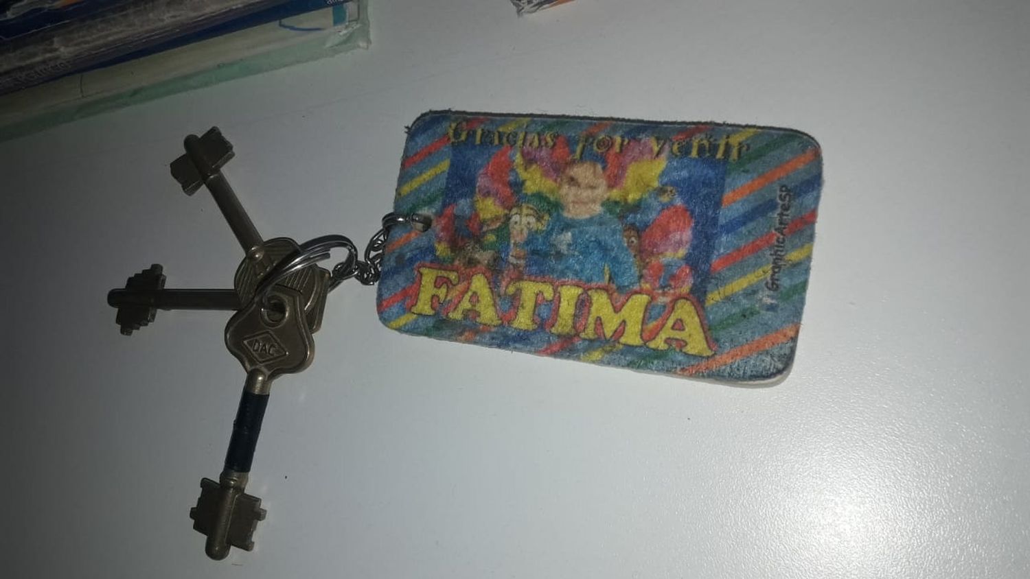 Llaves encontradas por la escuela Industrial
