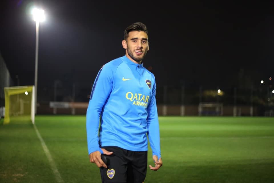 Salvio se sumó a las prácticas y avisó: "estoy para jugar"