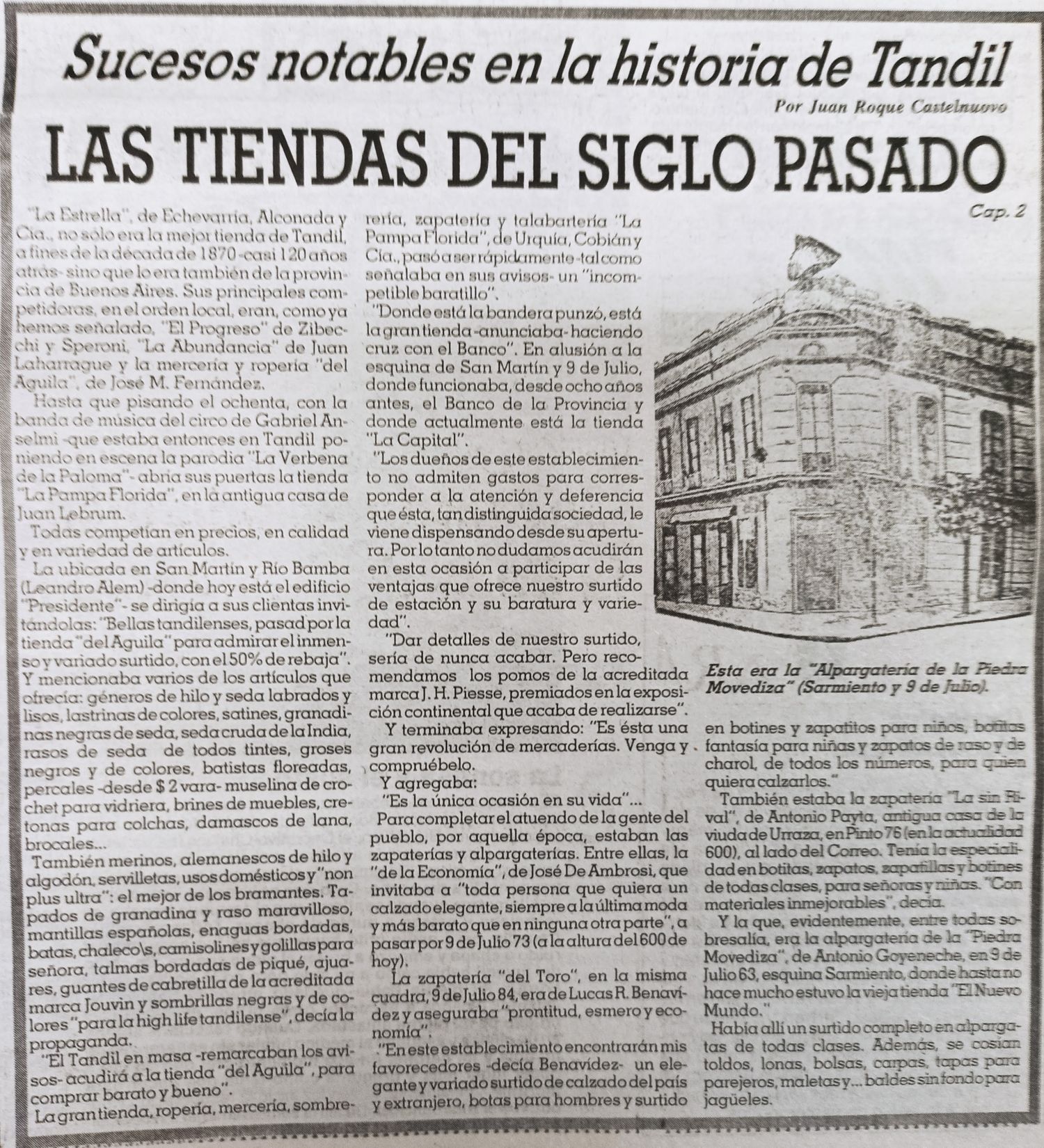 Las tiendas del siglo XIX  -  Capítulo 2.