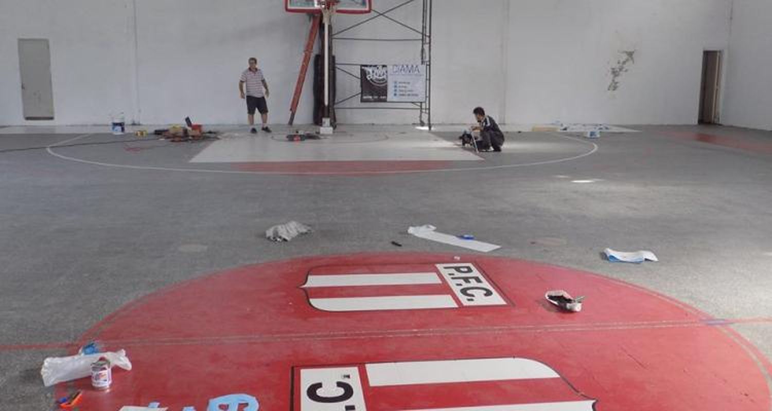 Fondo deportivo: Paraná recibió un subsidio para las obras en su gimnasio cubierto