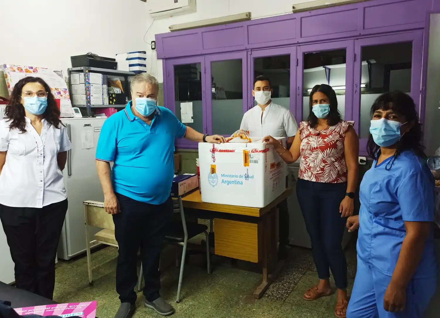 Sputnik-V en Salto: Llegaron 450 dosis para la primera etapa de vacunación