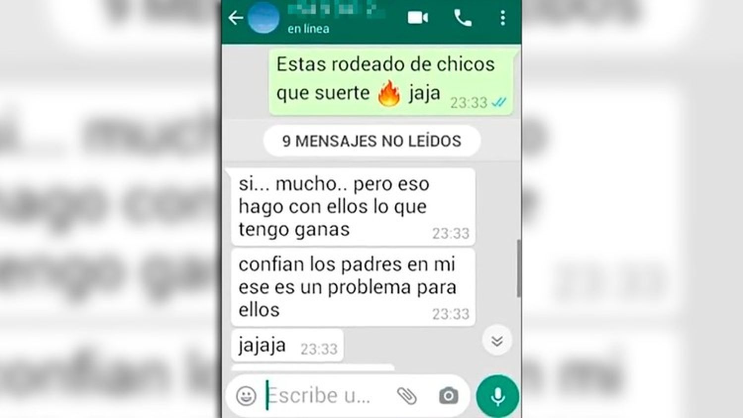 "Hago con ellos lo que tengo ganas": Los espeluznantes mensajes de un profesor