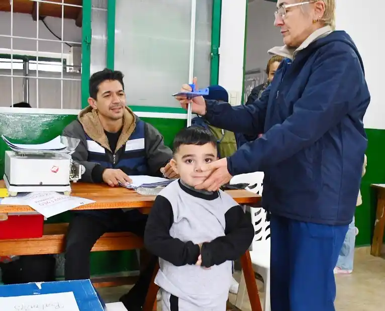 Política sanitaria a los vecinos en el barrio Lavardén