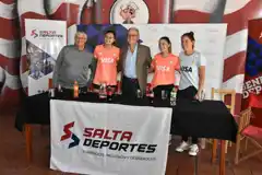 Brisa Bruggesser, con el seleccionado Sub 21 en Salta