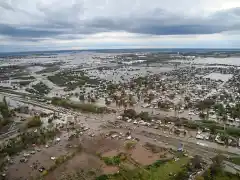 Un cuarto de la provincia fue afectada por las tormentas del fin de semana
