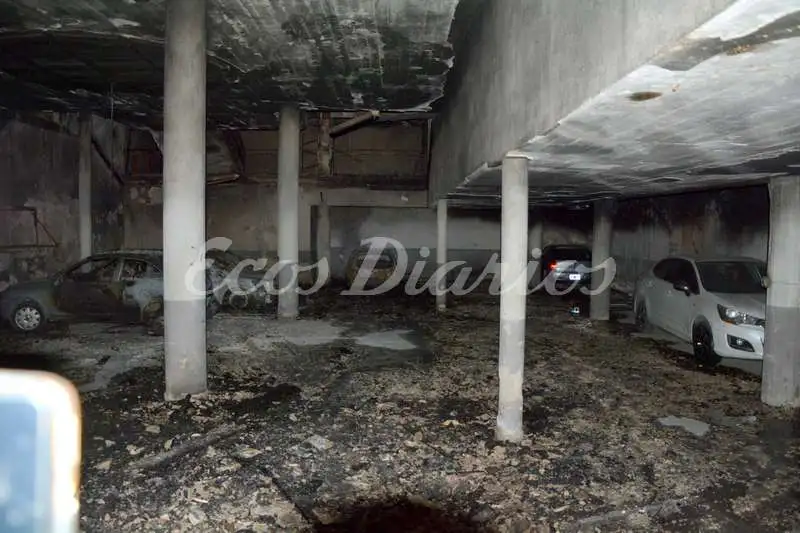 INCENDIO EN GALERIA CENTRAL - 1