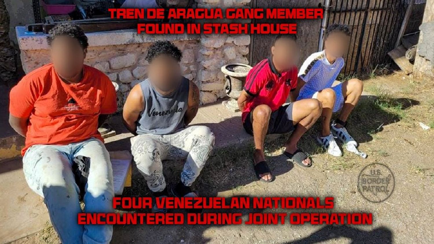 HALLAN a 4 VENEZOLANOS en una «casa de seguridad» en Texas: los van a deportar