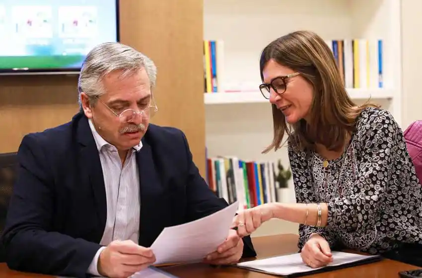 Fernanda Raverta se reunió con Alberto Fernández