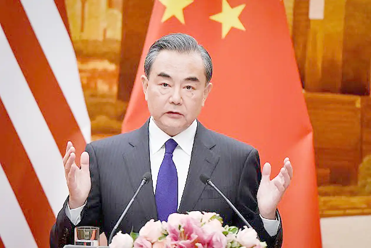 Wang Yi, ministro de Relaciones Exteriores de China.