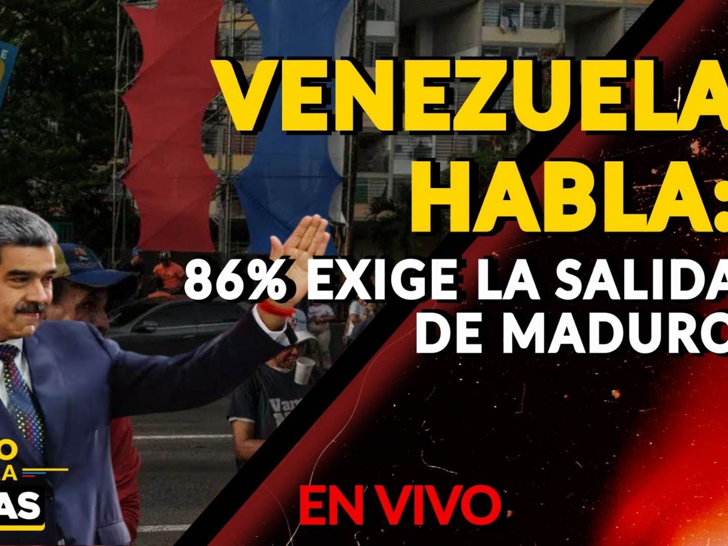 VENEZUELA HABLA: 86% exige la salida de Maduro - VIDEO