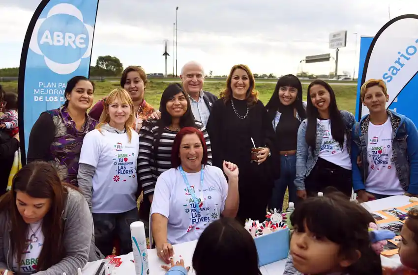 Inauguraron un nuevo parque público en el barrio Las Flores