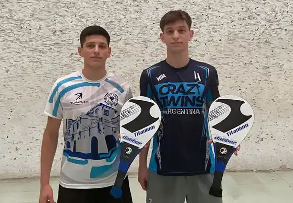 Los hermanos Leclercq, a un paso del Mundial Sub-23 de Pelota Paleta