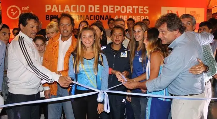 Scioli reinauguró el Palacio de Deportes de Mar del Plata