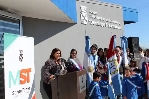 Santo Tomé: Adelina Centro tiene nuevo jardín de infantes