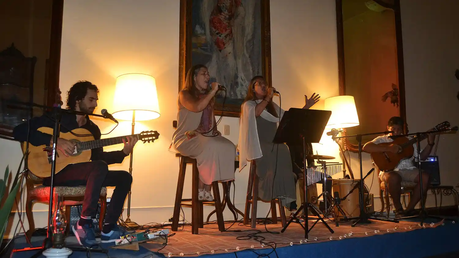 El dúo Gervasoni - Tamaño deleitó  con el concierto “Sol de Noche”