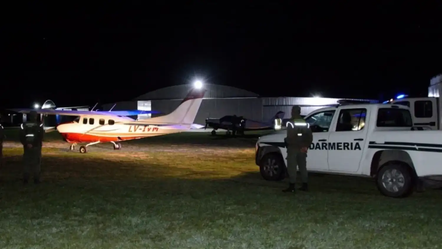 Narcoavión en Aero Club