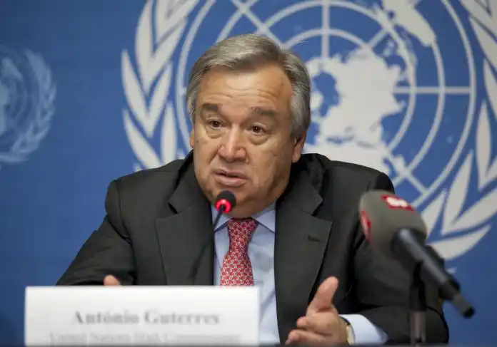 António Guterres, secretario general de la ONU.