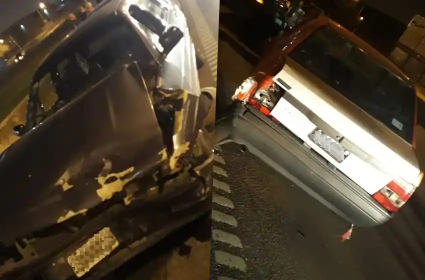 Conducía un auto con 8 personas a bordo, chocó y un nene de 4 años resultó herido