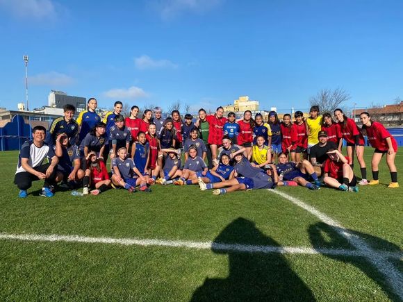 Fútbol Femenino: el seleccionado Sub 14 de San Pedro jugó un amistoso contra Boca