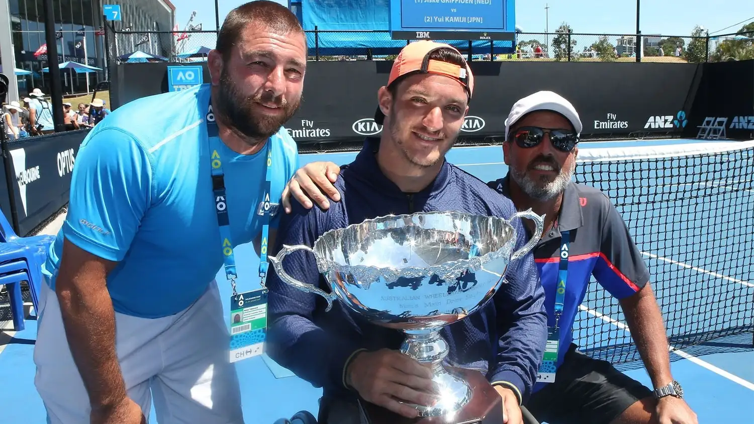 Un argentino, campeón en el Abierto de Australia