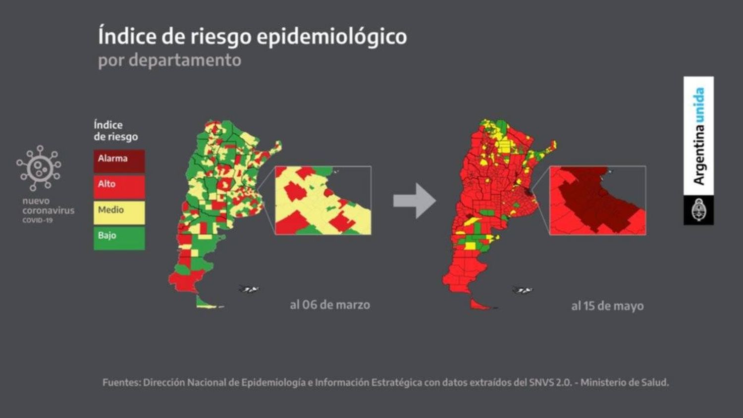 Confinamiento estricto en casi todo el país