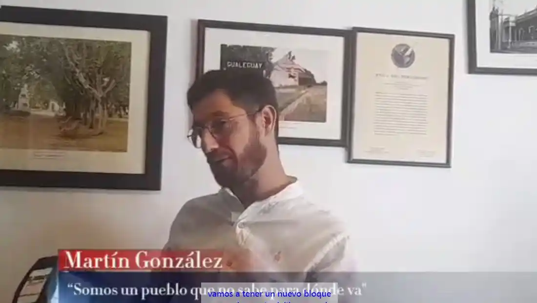 Martín González: “Somos un pueblo que no sabe para dónde va"