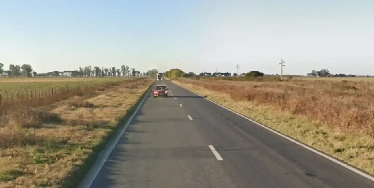 El tramo se encontraba anegado tras las lluvias del jueves.