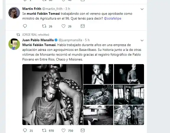 El dolor por la muerte de Fabián Tomasi marcó un record  en Twitter