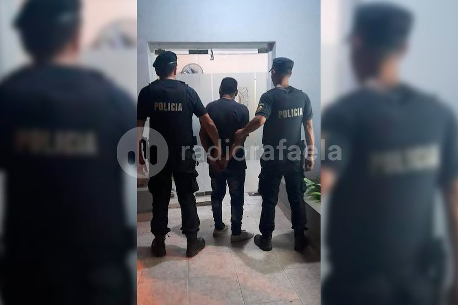 Completamente ebrio atacó a la familia, al patrullero y al personal policial: detenido