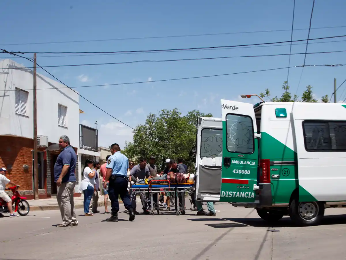 Motociclista de 62 años sufrió serio traumatismo de cráneo 