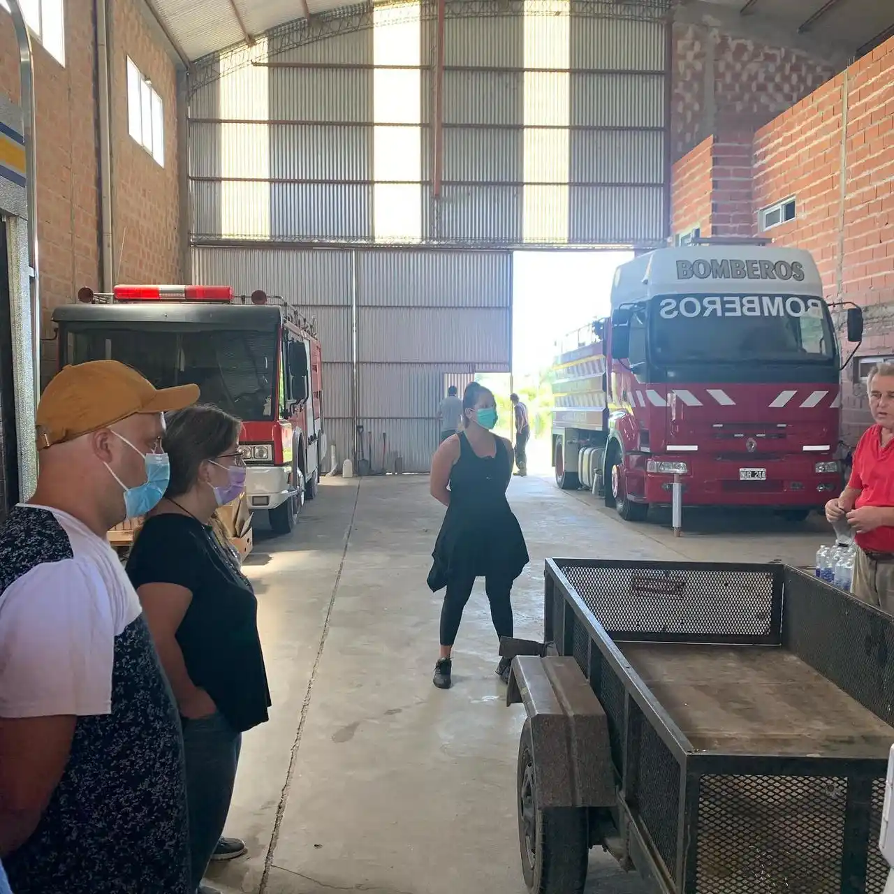 Bomberos de Galarza recolectaron y acercaron insumos a Corrientes