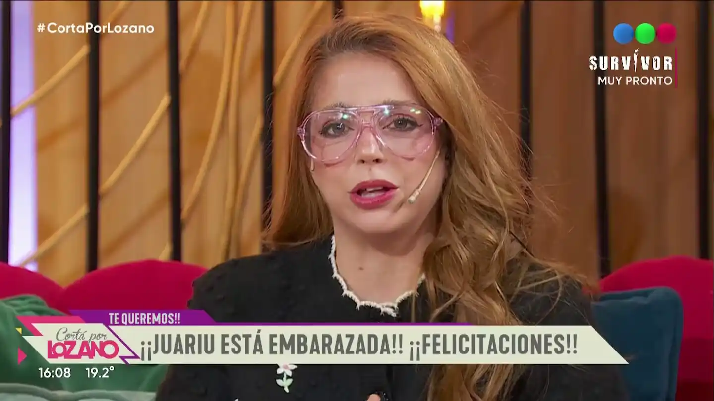 Juariu conmovió a sus compañeros en vivo: “Estoy embarazada de 14 semanas”