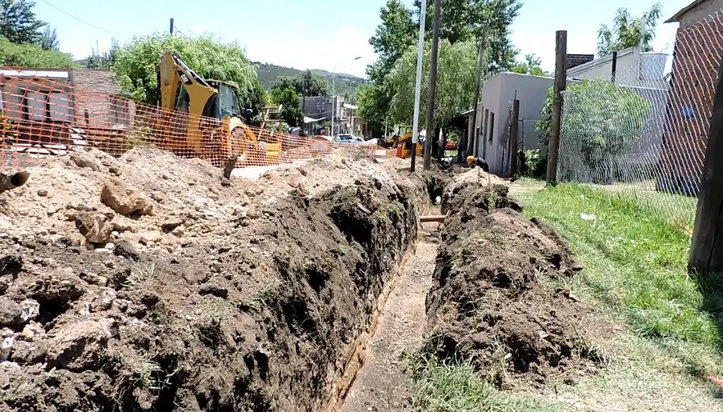 Etapa final de la obra de extensión de la red de gas en Gardey