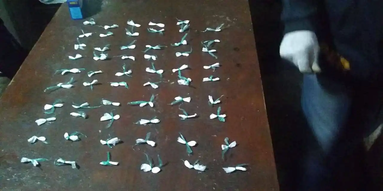 Resultados positivos en un allanamiento por Narcomenudeo