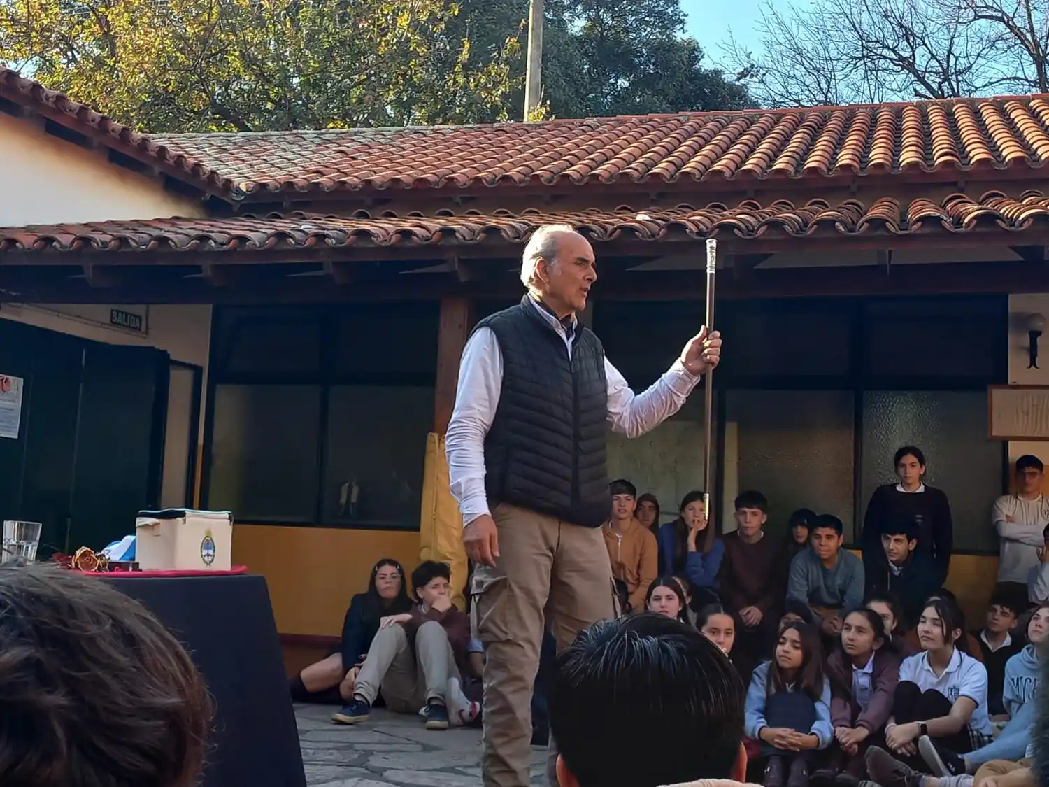 El Bastón de Mando Presidencial ya tiene huellas sampedrinas