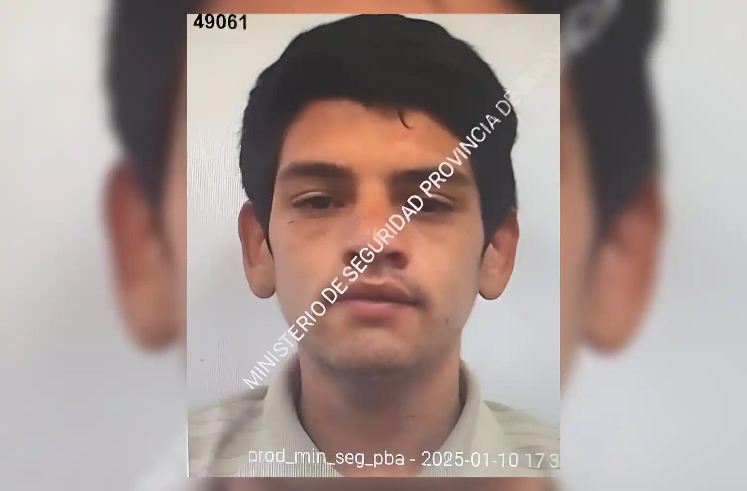 La foto que difundió la Justicia para la búsqueda del joven.