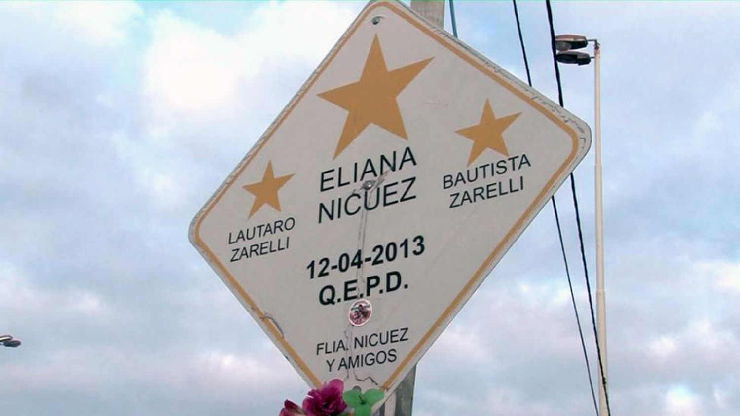 Tras la liberación de Belasco, renovaron las estrellas amarillas de Eliana Nicuez y sus hijos