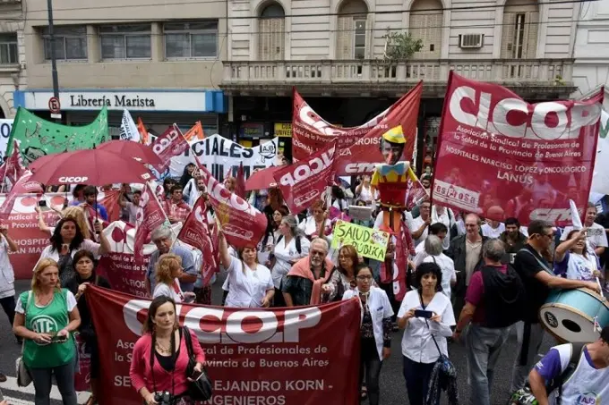CICOP realiza otro paro de 24 horas en los 80 hospitales bonaerenses