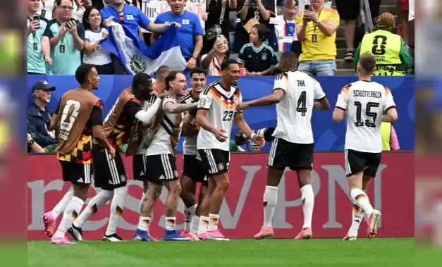 Festejo de Alemania.
Foto: Agencia NA (Xinhua).