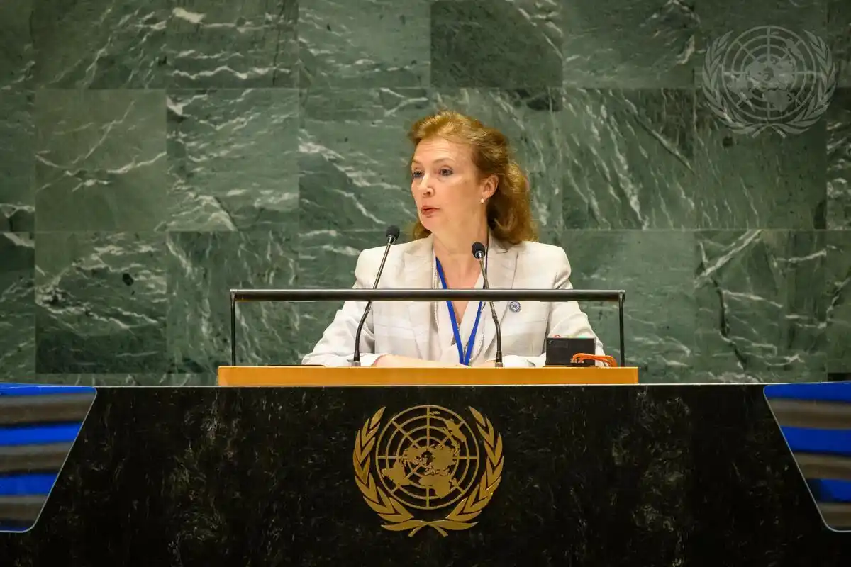 Diana Mondino defendió la posición argentina. Foto: ONU