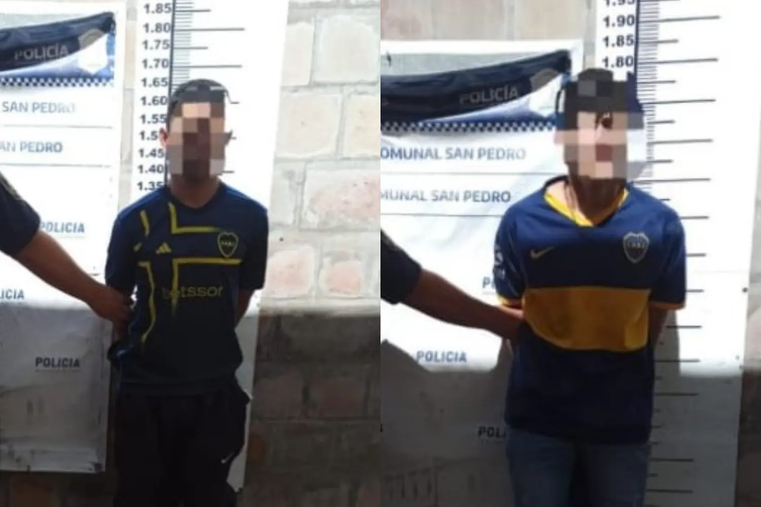 Los motochorros fueron trasladados a la Comisaría.