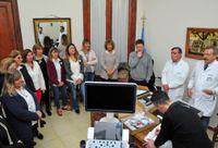 El Hospital recibió el ecógrafo donado por la comisión de Damas y destacó el valioso gesto