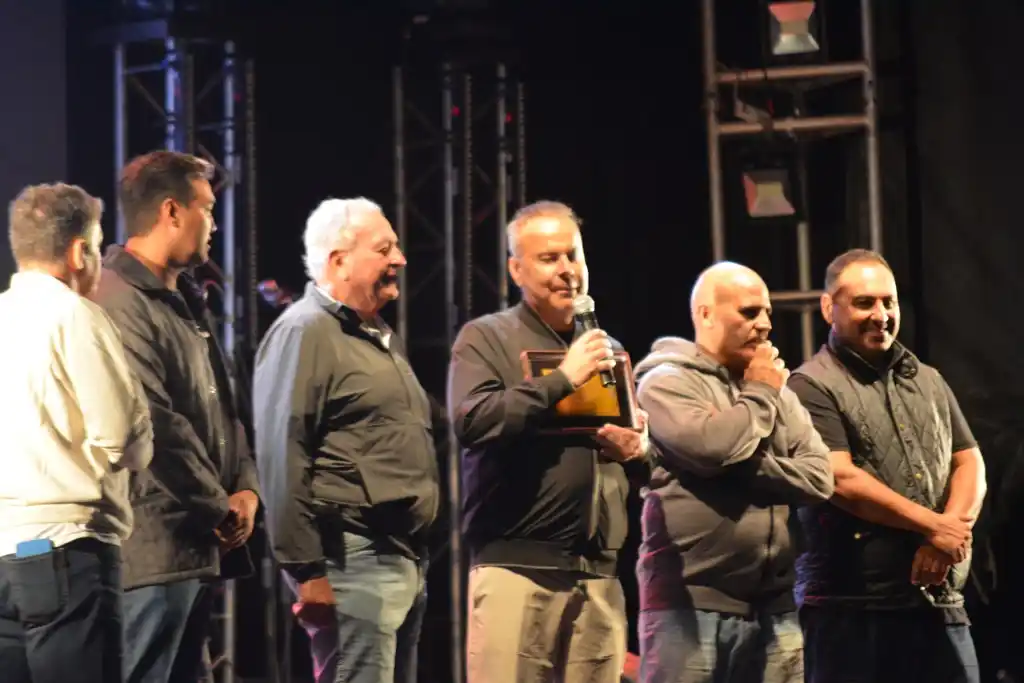 Julio López fue reconocido en Balcarce.