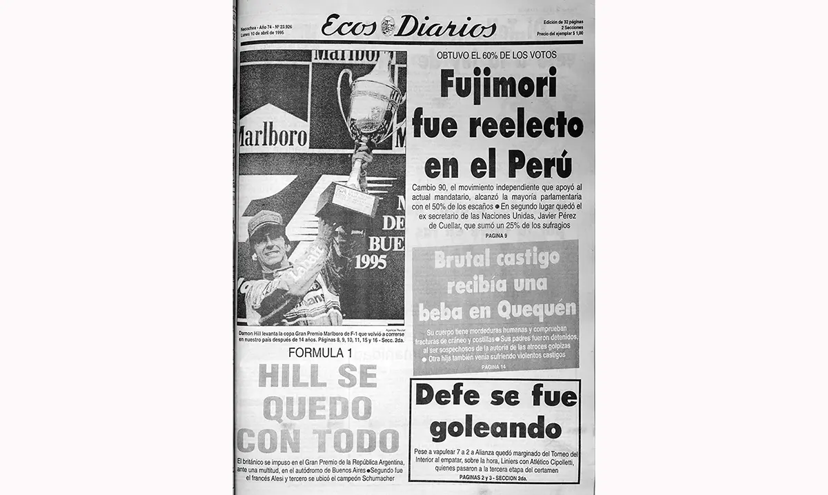 Lunes 10 de abril de 1995