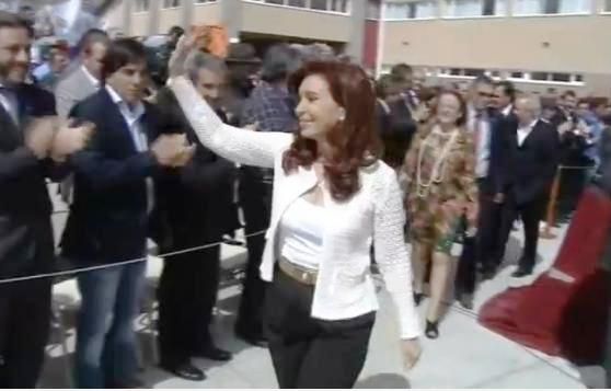El acto de Cristina en El Calafate antes de la primera Cadena Nacional tras su imputación