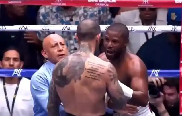 Fue durante una pelea de exhibición