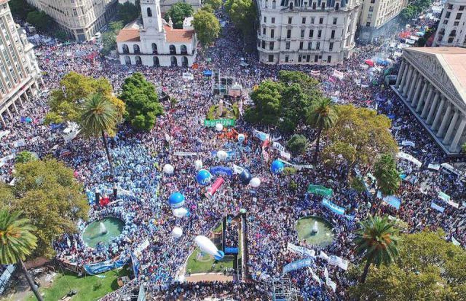 Agmer mostró unidad en la masiva Marcha Federal