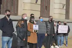 Titulares de hoteles de alojamiento se manifestaron frente al Municipio 