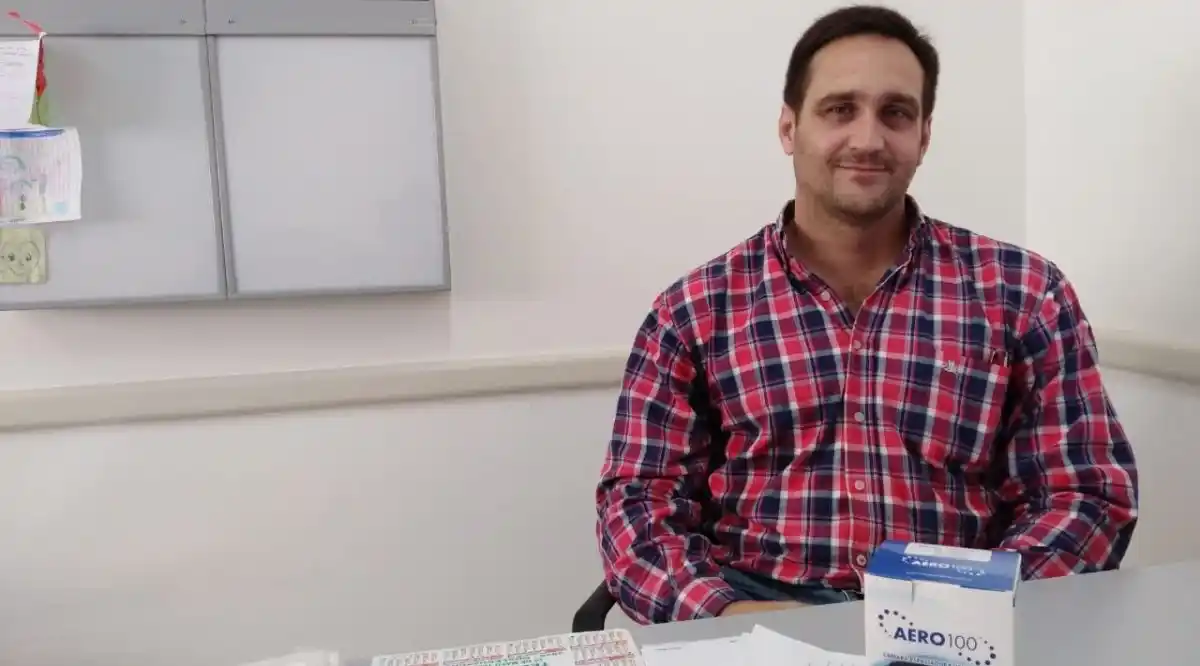 Federico Gini Cambaceres, médico neumonólogo, integrante del COES/L