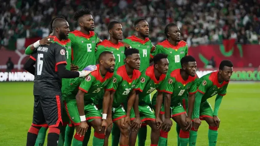 La selección de Burkina Faso, uno de los rivales de Argentina para la próxima fecha FIFA